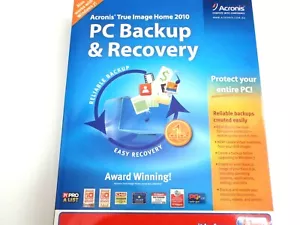 Software de recuperación de copia de seguridad de PC COMPUTADORA ACRONIS IMAGEN VERDADERA HOGAR 2010 DVD - Imagen 1 de 11
