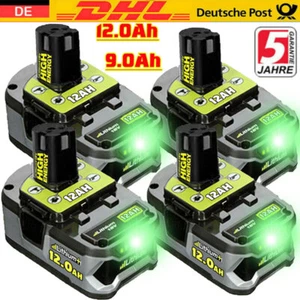 4X 9000mAh Akku für RYOBI 18V One Plus Lithium RB18L50 P108 12Ah P109 Batteries - Bild 1 von 48