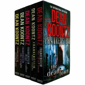 Frankenstein Series 5 Books Collection Set by Dean Koontz Dead Town,City Nigit - Picture 1 of 5