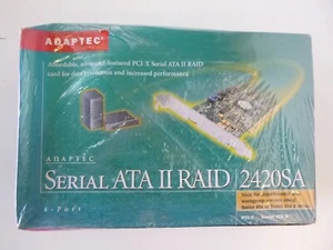 New Adaptec 2420SA Serial ATA II RAID Controller p/n 2169300R - Picture 1 of 6