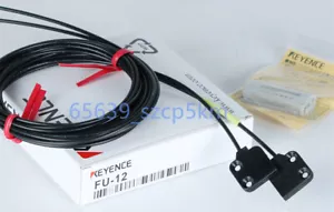 KEYENCE FU-12 Fiber Optic Sensor FU12 Transmissive Fiber Optic Unit - Picture 1 of 5
