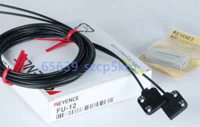 KEYENCE FU-12 Fiber Optic Sensor FU12 Transmissive Fiber Optic Unit - Image 1 of 4