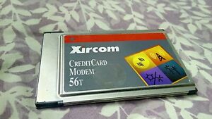 Xircom Credit Card Modem 56T for Vintage Laptops (CM56T)