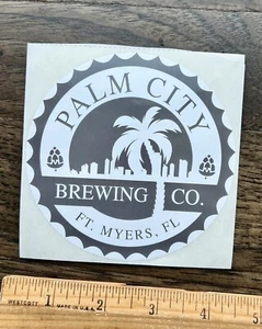 Fort Meyers Palm City Brewery Beer Sticker Colorado Brewing Florida Water Decal - Picture 1 of 1
