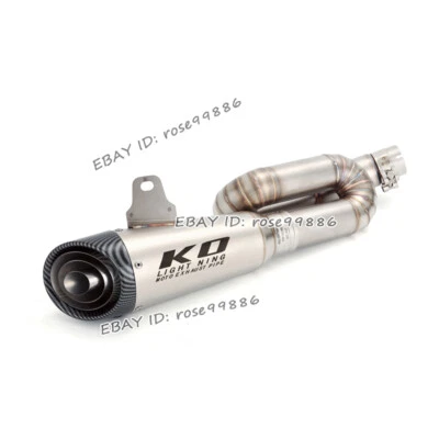 Tubo de enlace trasero sistema de punta de escape para Triumph Street Triple 765 S R RS 2017-2023 Foto 1 de 4