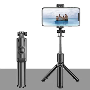 HOT Selfie Stick Phone Tripod Stand with Bluetooth Remote for iPhone Samsung US - Picture 1 of 15