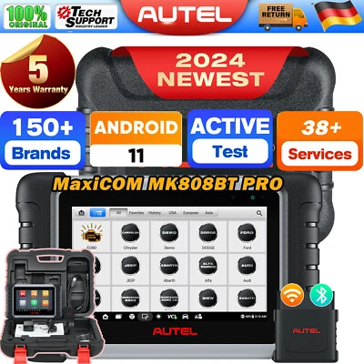 AUTEL MK808BT PRO Profi KFZ Diagnosegerät Auto OBD2 Scanner ALLE SYSTEM DPF EPB  - Bild 1 von 4