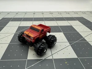 Vintage Funrise Flames Monster Truck Toy Truck Micro Machine Rare - HTF - Picture 1 of 6