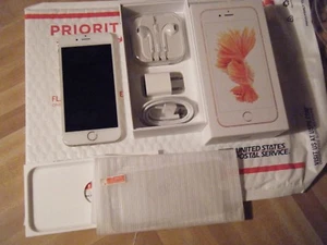 Mint Apple iPhone 6S 16GB Rose Gold & Black Factory Unlocked GSM Tmobile W Extra - Picture 1 of 12