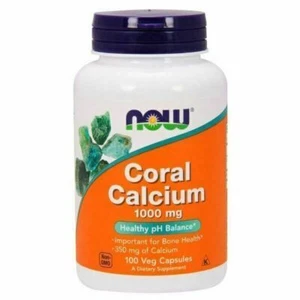 Coral Calcium 1000 mg 100 Vcaps By Now Foods - Picture 1 of 1