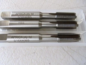HSS Taps SPECIAL 32 & 40  tpi variations 5/32" to 3/8" you pick size 3pc set - Picture 1 of 17
