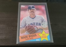 2020 Topps Wade Boggs  1985 35th Anniversary All-Stars BLACK #/299  #85AS-21 