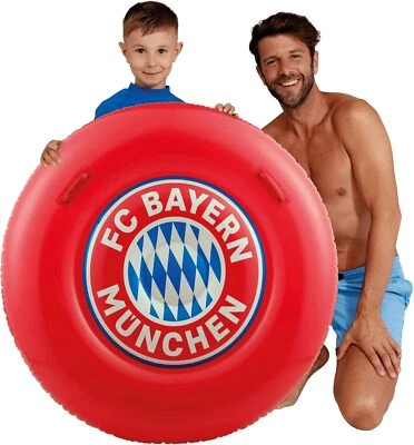 Happy People FCB Schwimmreifen mit Griffen – Ø 108 cm Bayern München Fan - Bild 1 von 2