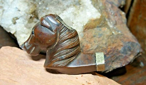 Antigua Pipa de Madera Brezo Tallada "Cabeza De Potro" Hacia - Bild 1 von 5