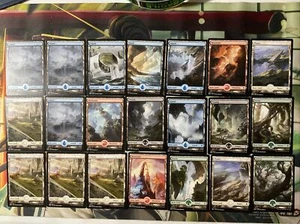 MTG 21. Battle for Zendikar Full Art Basic Land -mix - complete You Set MT - Picture 1 of 8