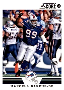 2012 Score Marcell Dareus NFL PWE Base Card Bills #268 - Picture 1 of 2
