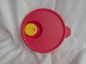TUPPERWARE CRYSTALWAVE #1 MIKROWELLENBELÜFTETER DECKEL DICHTUNG # 2648 ROT - Bild 1 von 4