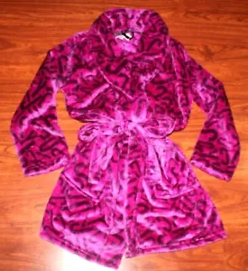 JUICY COUTURE LILA JC TOSS PLÜSCH MORGENMANTEL DAMEN SMALL/MEDIUM S/M - Bild 1 von 7
