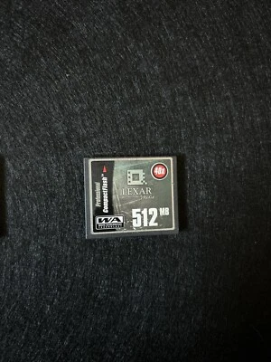 Lexar Professional 40X 512MB Compact Flash CF Memory Card - Image 1 of 2