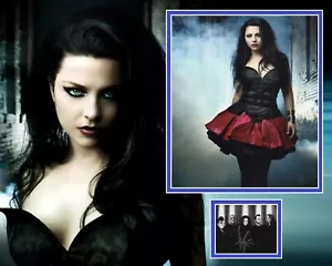 AMY LEE SIGNED SEXY EVANESCENCE PHOTO MOUNT (2) - Foto 1 di 1