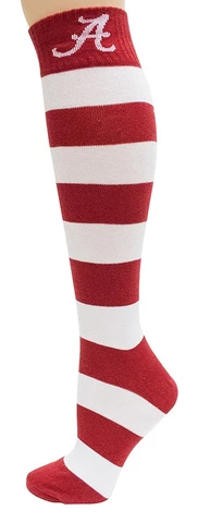NCAA Striped Dress Socks Cover