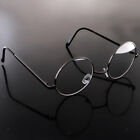 Retro Vintage Round Metal Frame Women Men Plain Clear Mirror Eyeglasses Glasses