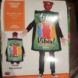 Gummy Cannabis Candy Bear Adult Costume Halloween  - Picture 1 of 11
