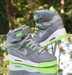 Nike Air Revolution Sky Hi Grey Green Women's Size 9.5 Custom 599410-002 - Picture 1 of 13