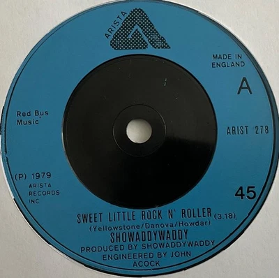 Showaddywaddy - Sweet Little Rock N Roller - 7” Vinyl Single - Image 1 of 3