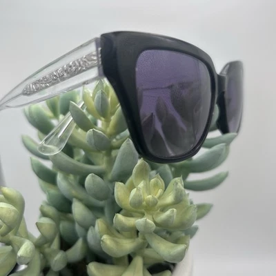 Gafas de sol Marciano By Guess GM0799 01B plateadas transparentes lentes moradas marco negro Foto 1 de 4