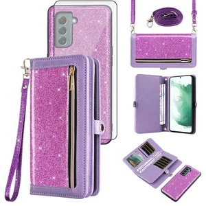 Handyhülle für Samsung Galaxy S22 Plus S22+ 5G Reißverschluss Wallet Handyhülle mit ... - Bild 1 von 7