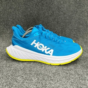 Hoka One One Carbon X 2 Running Shoes Mens 11 Diva Blue Citrus Athletic Training - Picture 1 of 13