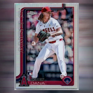 2025 Topps Chrome - #245 Caden Dana RC Refractor - Los Angeles Angels - Picture 1 of 2
