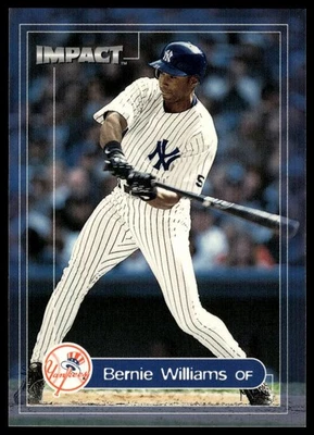 2000 Fleer Impact #4 Bernie Williams - Image 1 of 2