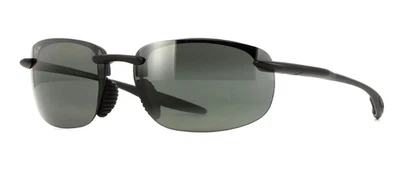 Maui Jim Hookipa ULTRA 676-02 Matte Black/Grey Polarized Sport Sunglasses - Image 1 of 3