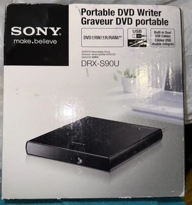 Sony DRX-S90U Portable DVD/CD REWRITEABLE DRIVE New Open Box Not Used Z1 - Image 1 of 4