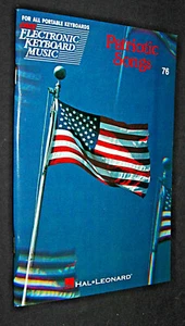 For All Electronic Keyboards Patriotic Songs #76 - Hal Leonard (1975, PB) OOP - Picture 1 of 2