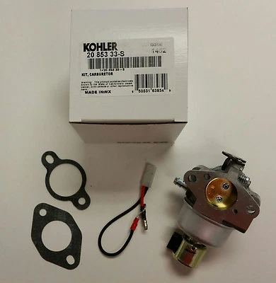 GENUINE ORIGINAL EQUIPMENT 20 853 33, 20 853 33-S, 2085333 KOHLER CARBURETOR - Image 1 of 2