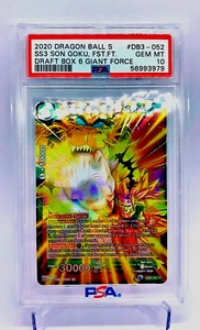 DBS 2020 SS3 "SON GOKU" Dragon Fist of Fortitude #DB3-052 PSA 10 Super Saiyan 3 - Picture 1 of 3