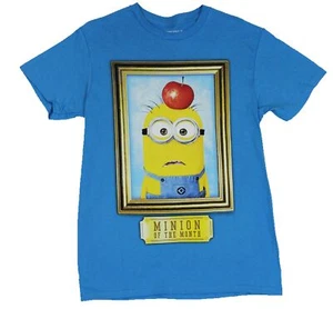 Despicable Me Mens T-Shirt - "Minon of the Month" Apple Head Photo Image - Picture 1 of 1