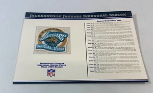 *BRAND NEW* Willabee & Ward NFL Inagural Season Jacksonville Jaguars Patch 1995 - Picture 1 of 3