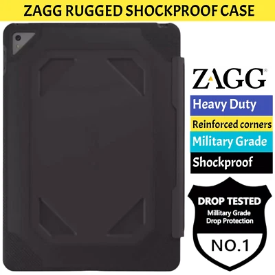 ZAGG iPad 6th/5th/Pro/Air 1st/2nd Generation Case (9.7") Kids Shockproof Cover - Image 1 of 4