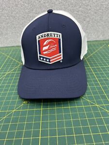 Andretti Autosport IndyCar Racing Embroidered Blue / White Cap Hat - Brand New!