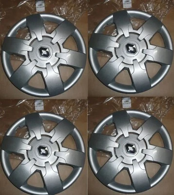 ORI SET 4X ENJOLIVEUR DE ROUE 16'' RENAULT MASTER III 403150037R ARGENTE TOP - Photo 1/2