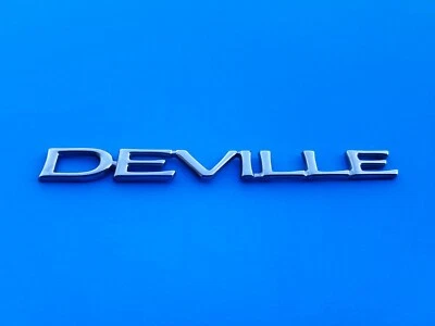 2000-2005 CADILLAC DEVILLE ЗАДНЯЯ КРЫШКА БАГАЖНИКА ЭМБЛЕМА ЗНАЧОК ЛОГОТИП СИМВОЛ Б/У OEM A4 - Изображение 1 из 3