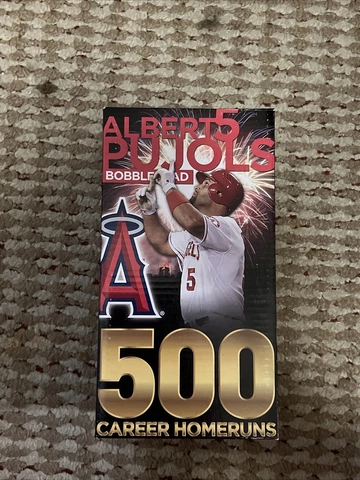 ALBERT PUJOLS 500 HOME RUN LOS ANGELES ANGELS 500TH HOMERUN BOBBLEHEAD SGA "NEW" Cover