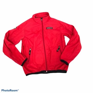 Descente Women’s Red Waterproof Outdoor Jacket US 14 Womens? Girls? Fleece Lined - Picture 1 of 12