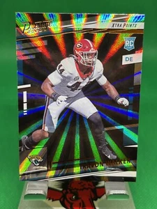2022 Prestige Travon Walker RC #337 Xtra Points Sunburst Georgia Jaguars - Foto 1 di 2