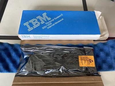Vintage IBM Internal Modem/A Personal System/2 300/1200 New Sealed Bag 6450349 - Image 1 of 4