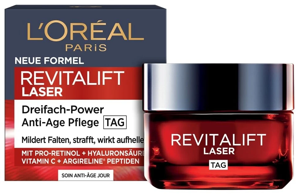 L’Oréal Paris Revitalift Laser X3 Dreifach Anti-Age Pflege Tag 50ml Loreal OVP - Bild 1 von 4